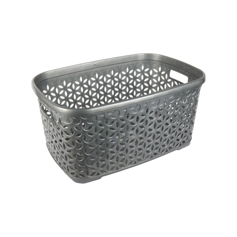 Titiz Rattan Star Laundry Carry Basket 38L E-572
