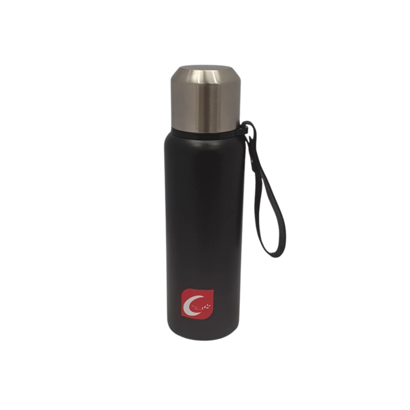 Vacuum Travel Flask 1L Black SGN2433