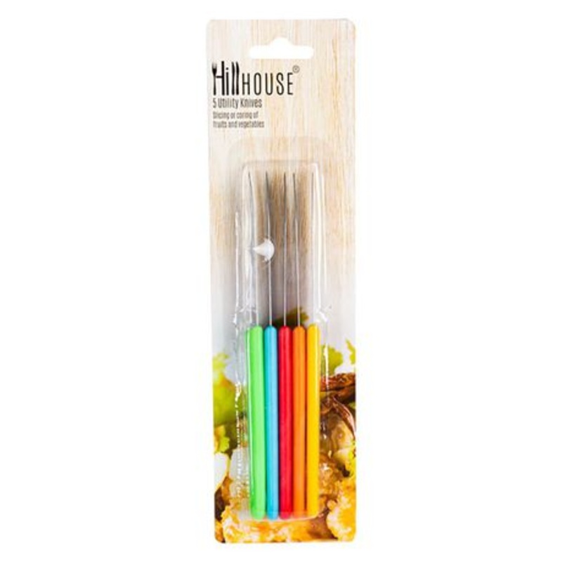 Knife Set 5pc Utility Colors Hill House