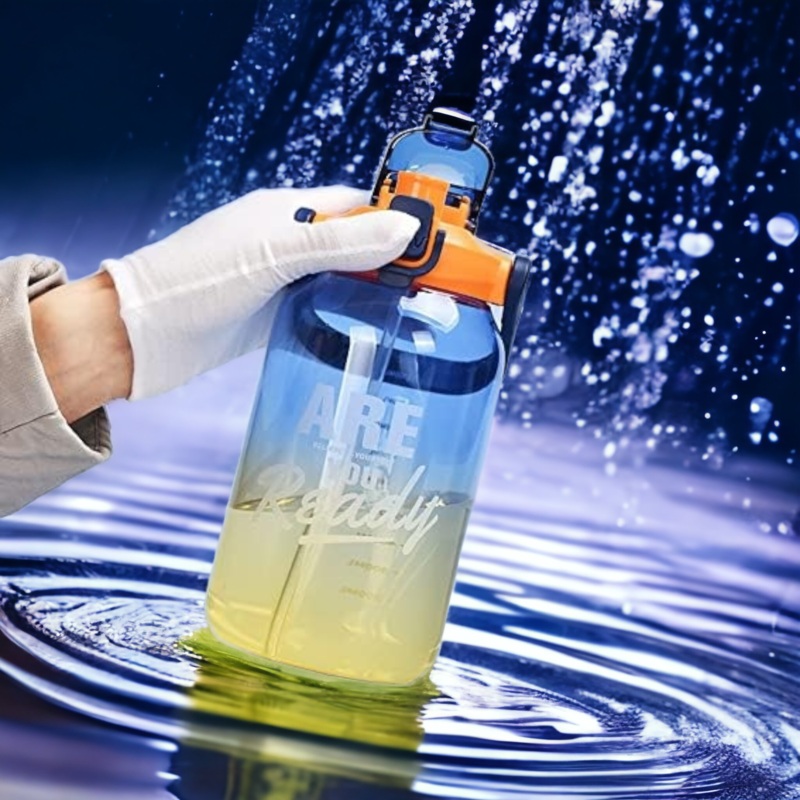 Motivational Sports Water Bottle 1250ml High Capacity – Are you Ready