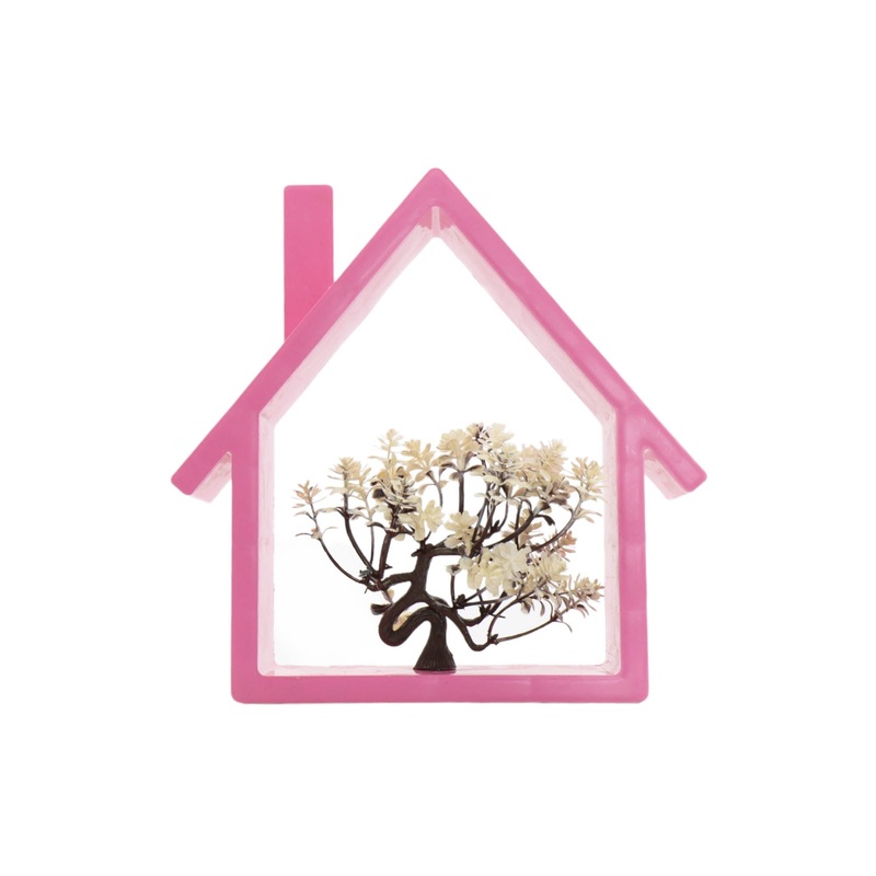 Nu Ware Plastic Flower Pot House Wall Mount