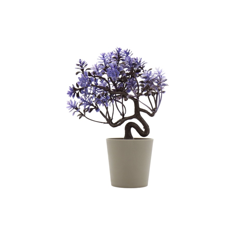 Nu Ware Plastic Flower Pot Large with Flower