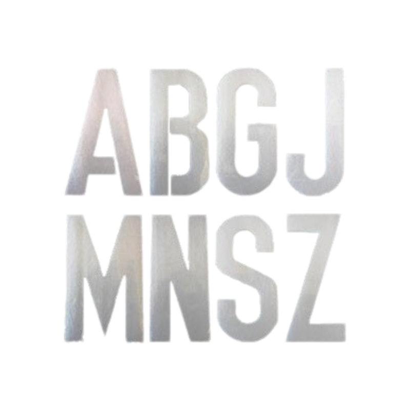 Polystyrene Styrofoam Alphabet A to Z