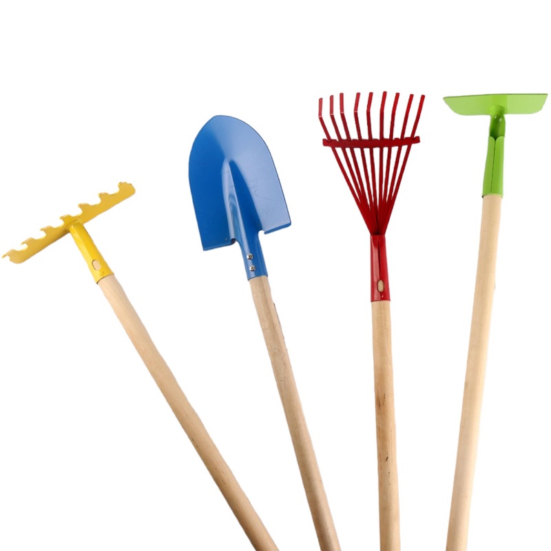 Toy Garden Tool – Iron Rake with Wood