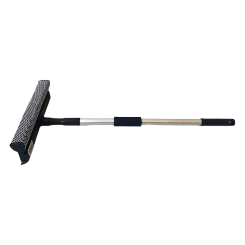 Window Squeegee 2-in-1 with Aluminium Handle