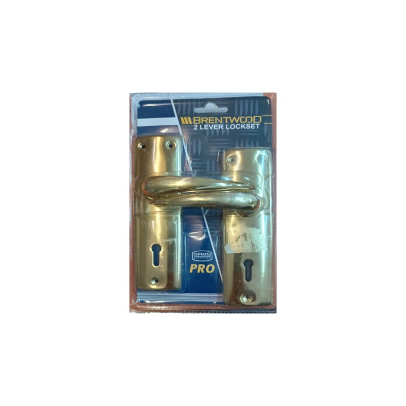 Lockset Mortice 2 Lever B/P SABS Approved