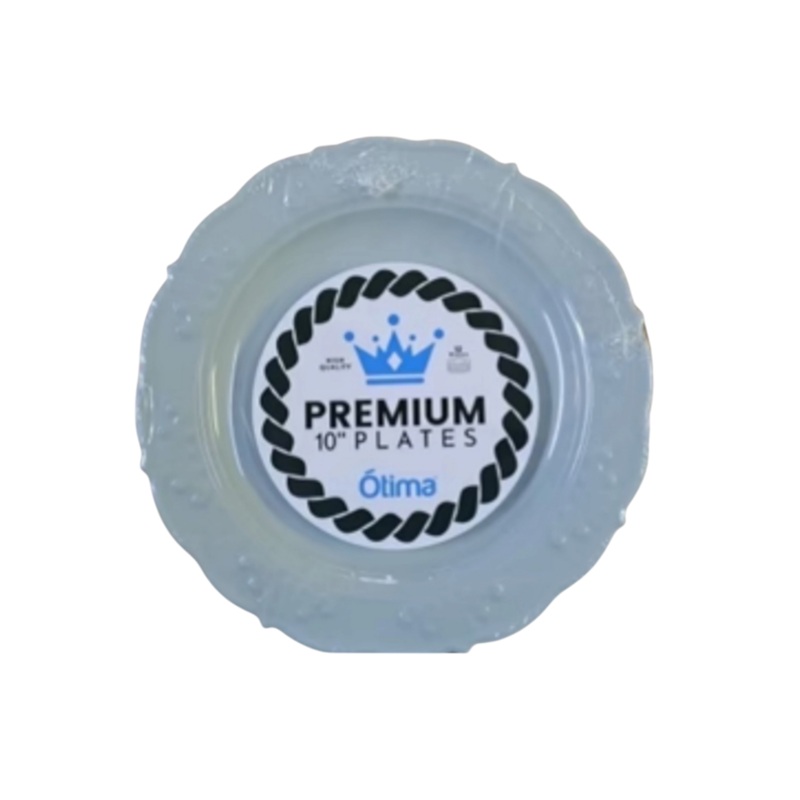 Otima Premium Party Plate 16cm Reusable Plastic 12pcs