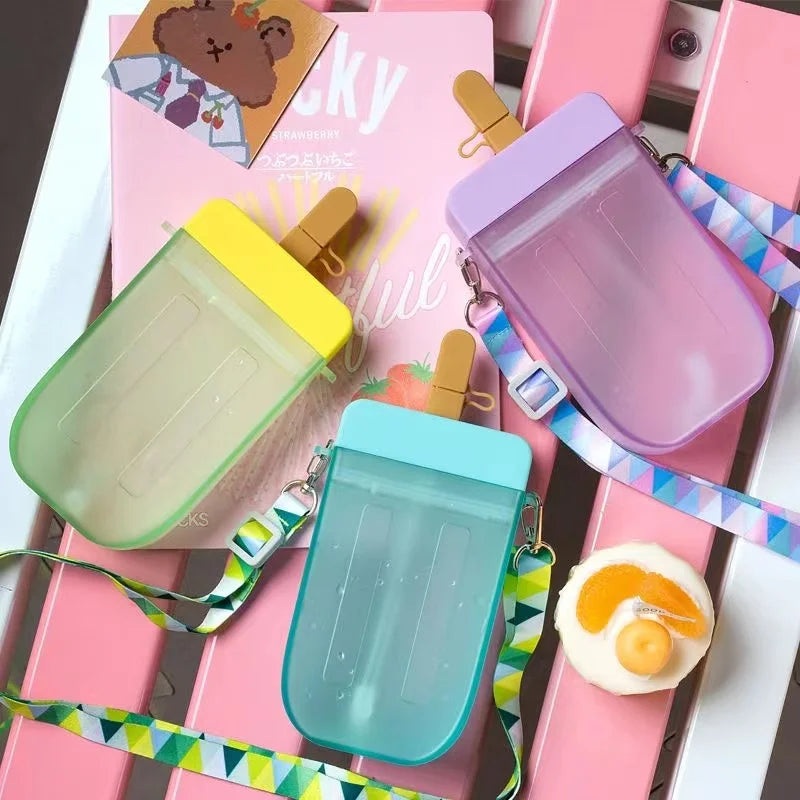 Popsicle Ice Cream Shaped Plastic Water Cup 20cm 300ml