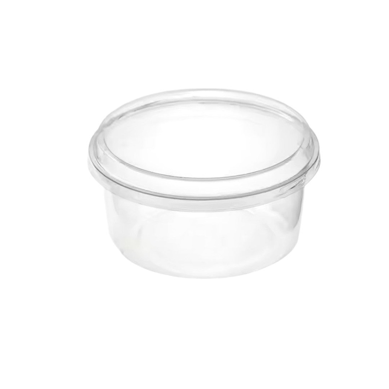 PP clear Disposable clear Food Container to Go Round 10pcs