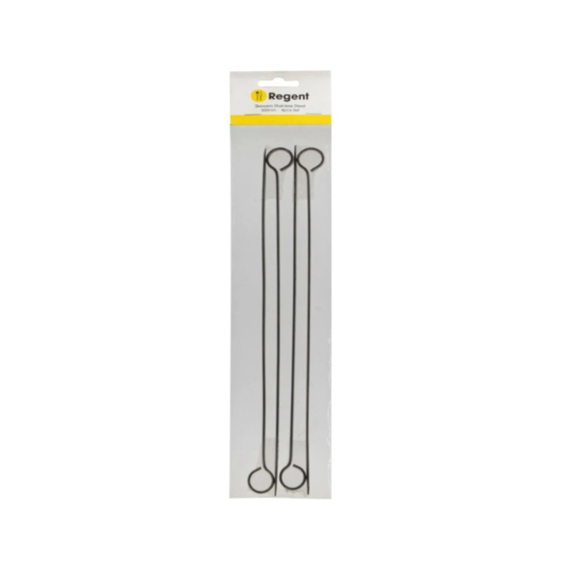 Regent Kitchen Skewers Stainless Steel 4pack 21402