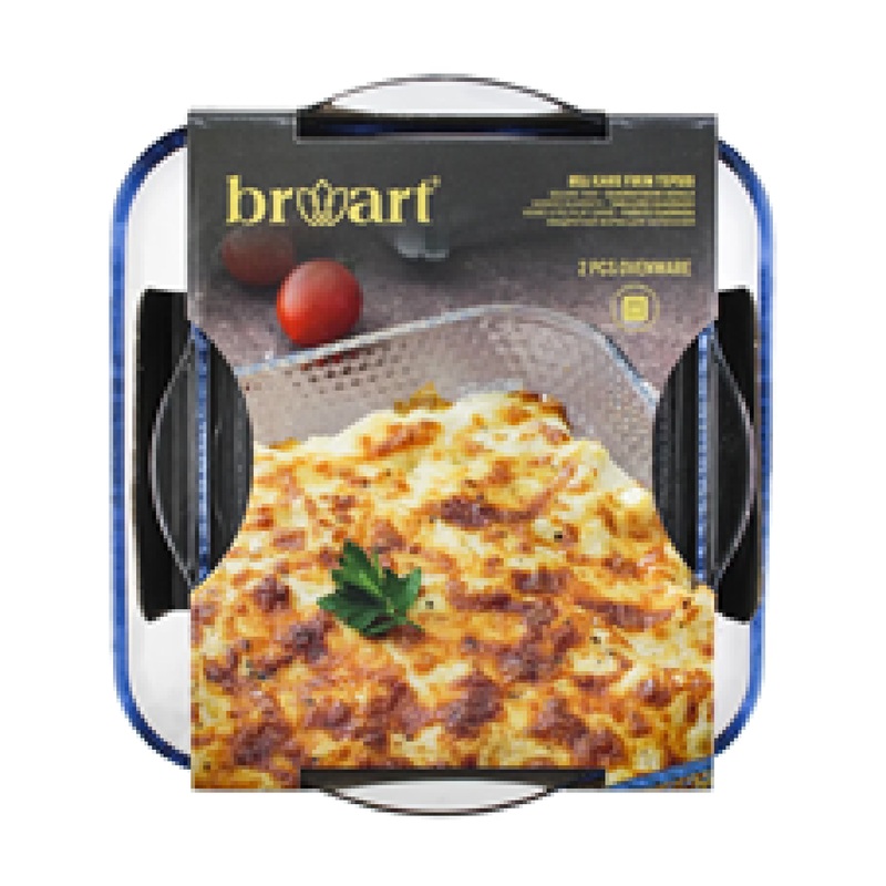 Broart Square Plain Grill 2Pcs Set 26+32cm BR-145228