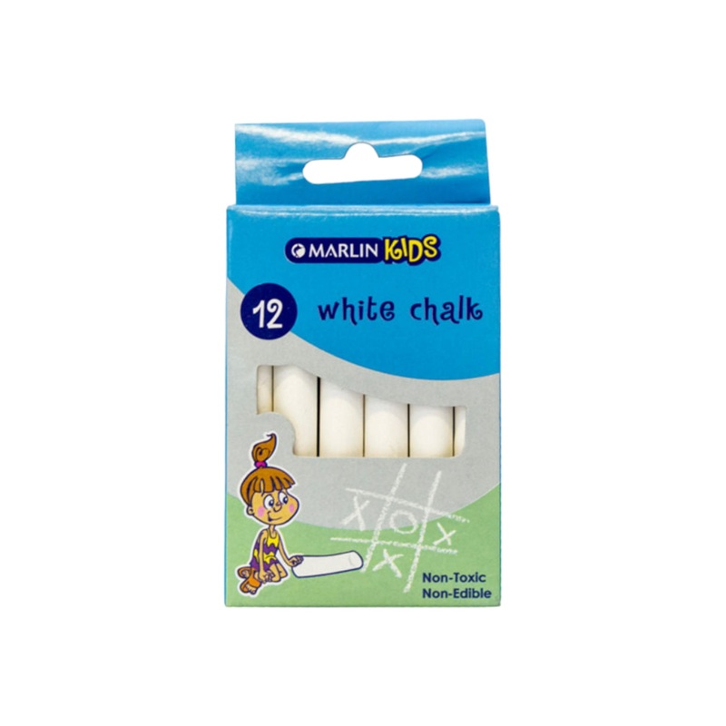 Markin White Chalk 12pack