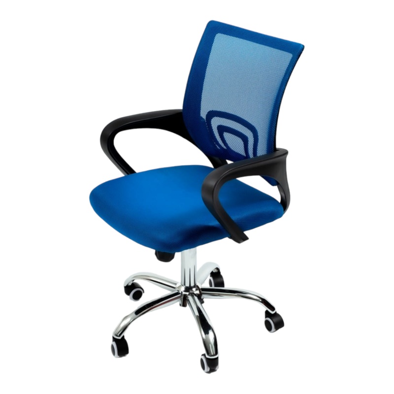 Zippy Swivel & Tilt Office Chair Mid Mesh Back with Chrome Base