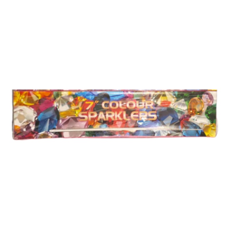 Color Party Sparklers 7Inch 6pcs