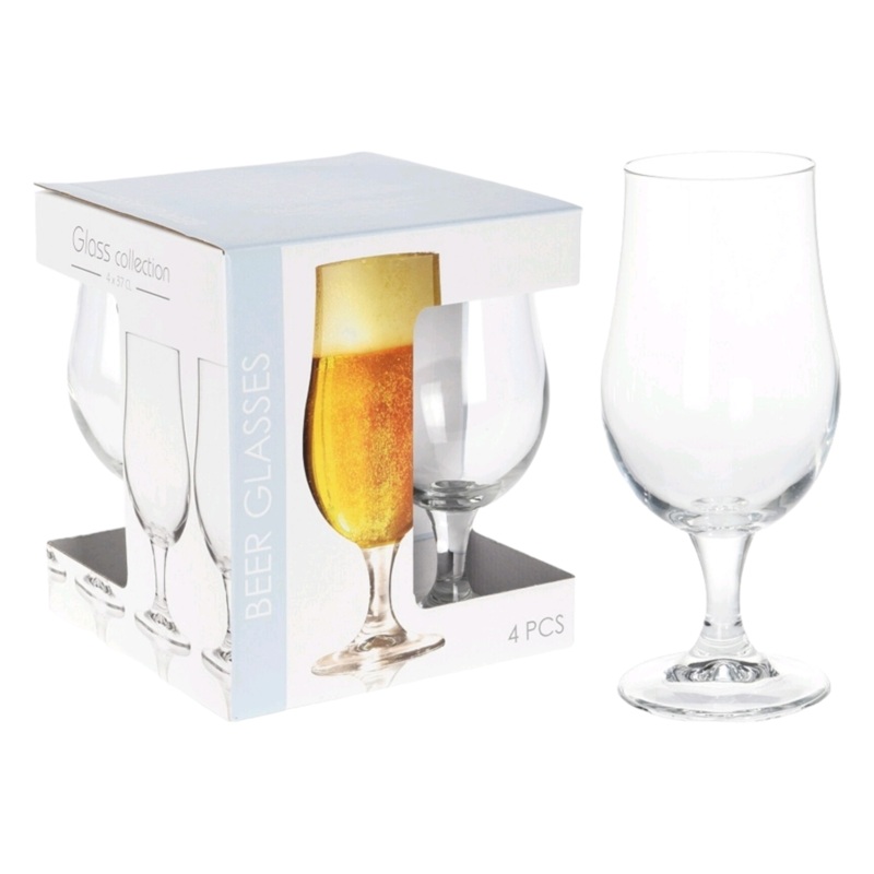Koopman Glass Tumbler 360ml Munique Beer 4pack 21891