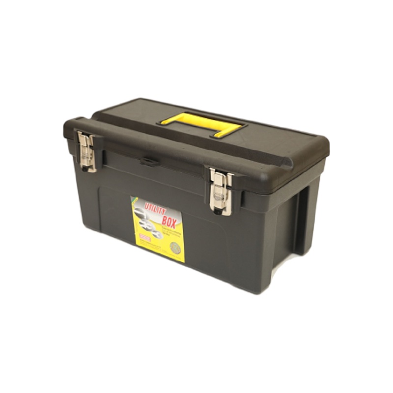 Nu Ware Plastic Toolbox 17inch Metal Latches