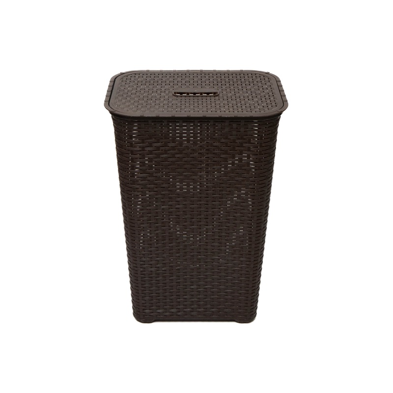 Nu Ware Rattan Hipster Laundry Linen Bin Basket 50L