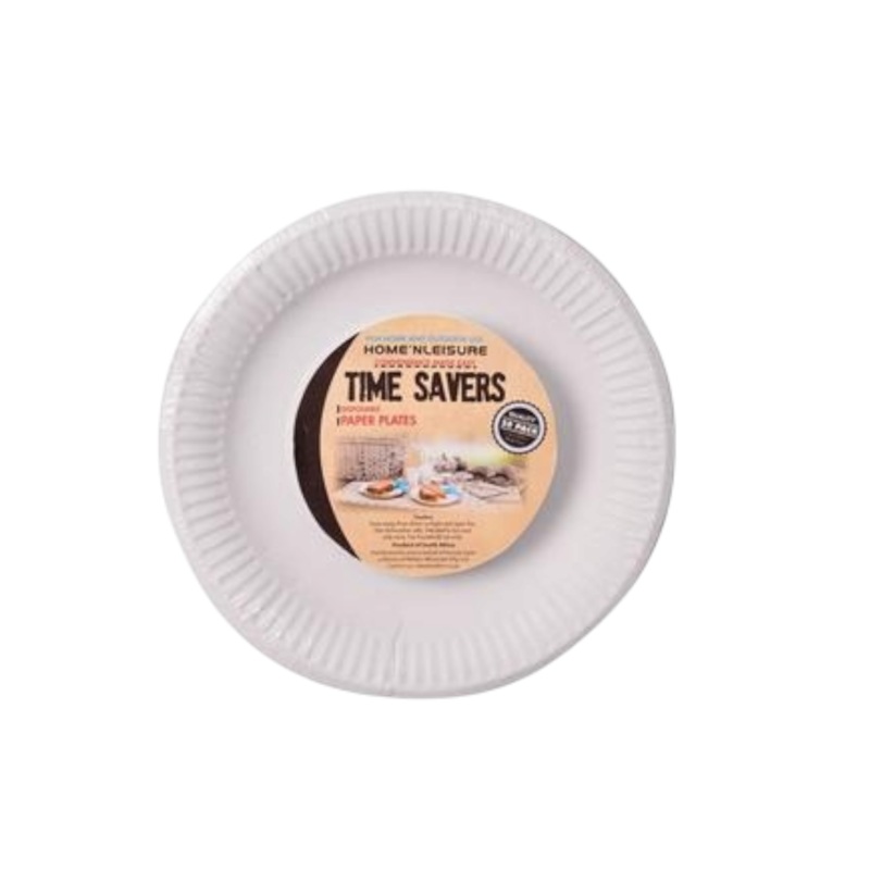 Time Savers Disposable Picnic Paper Plate Set 20pack