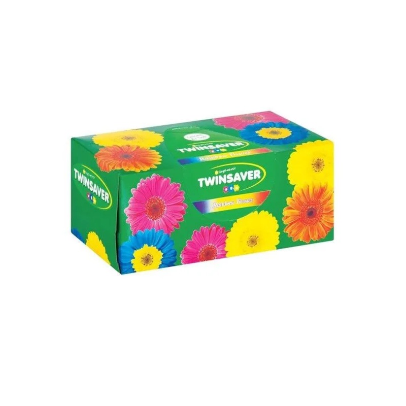 Twinsaver Rainbow 2ply 180 Tissues