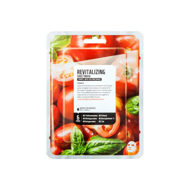 Farmskin Superfood Tomato Soothing Sheet Face Mask