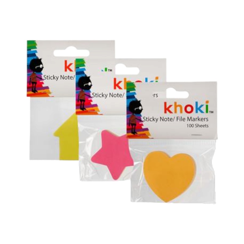 Khoki Note Pad Self Stick File Marker 100sheets