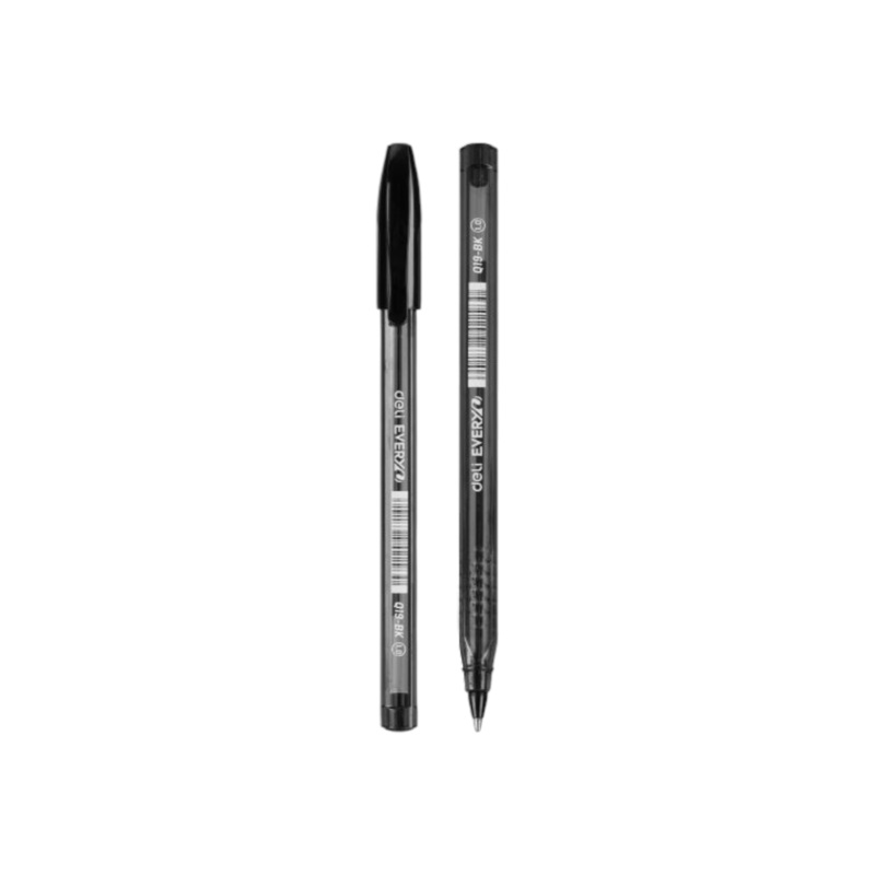 Deli Every Ballpoint Pen 1.0mm Black EQ19-BK 1pc