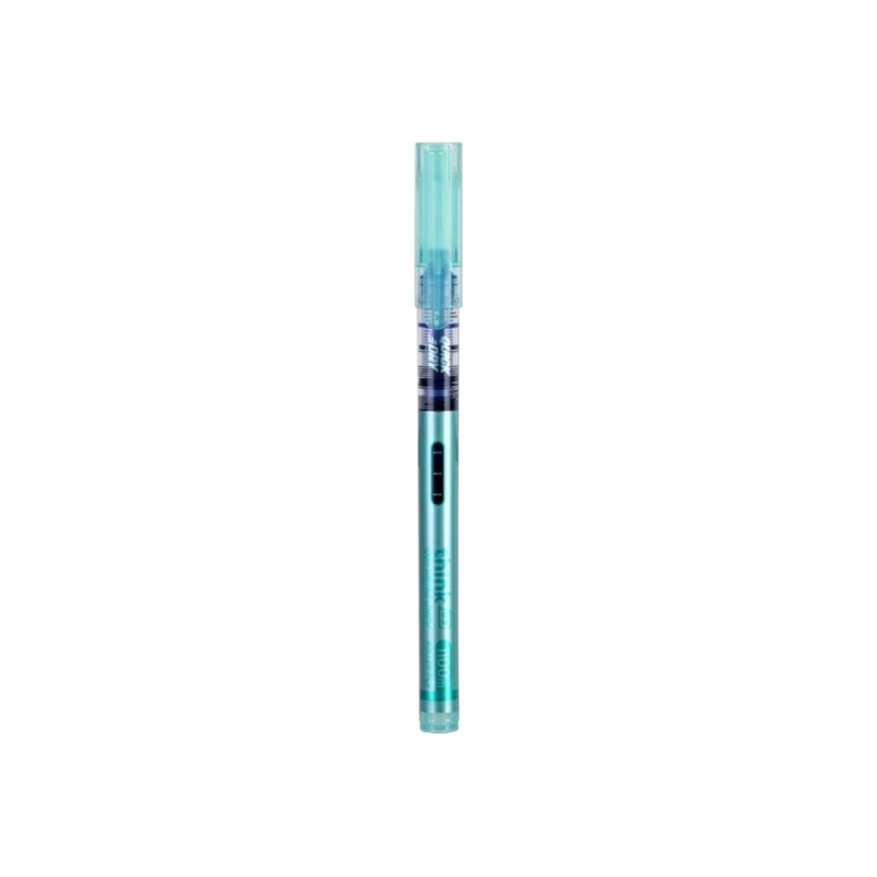Deli Think Roller Pen Needle Tip 0.5mm Blue Ink EQ301-BL 1pc