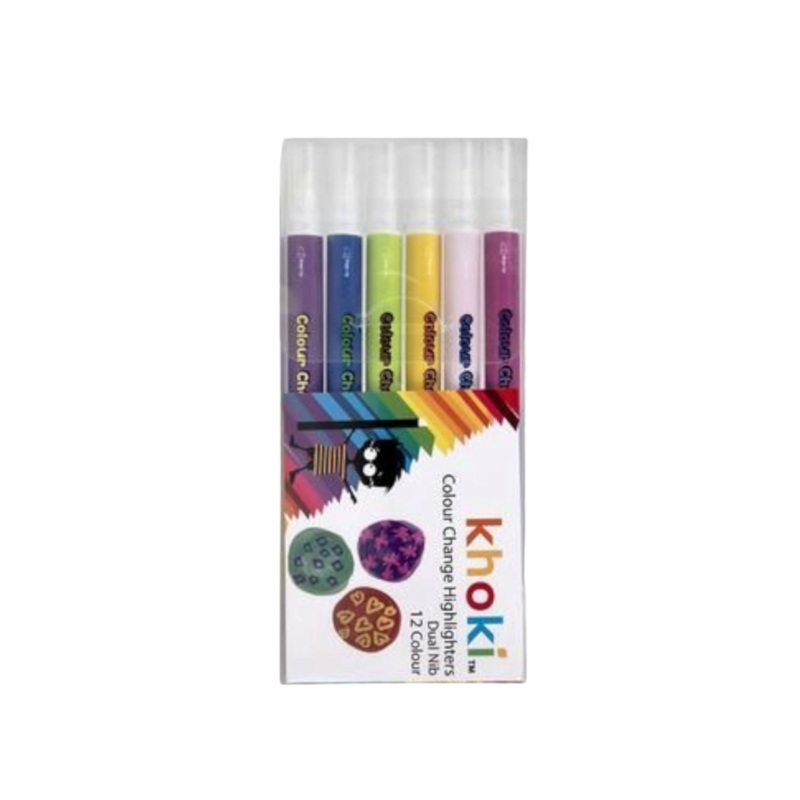 Khoki Arts & Kraft Magic Colour Change Markers 6pack