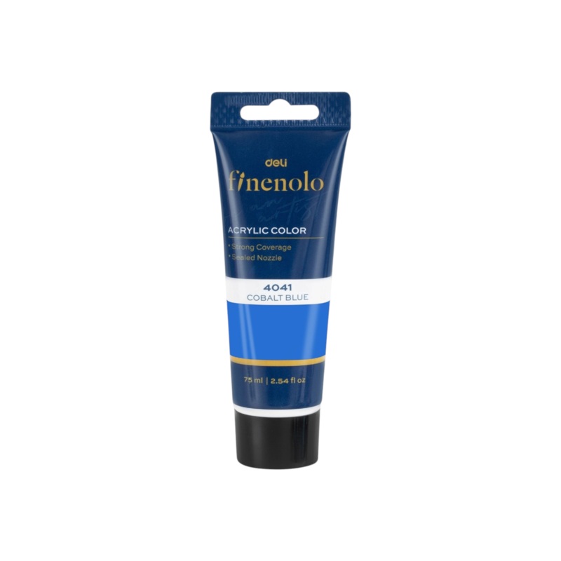 Deli Finenolo Acrylic Paint 75ml Cobalt Blue