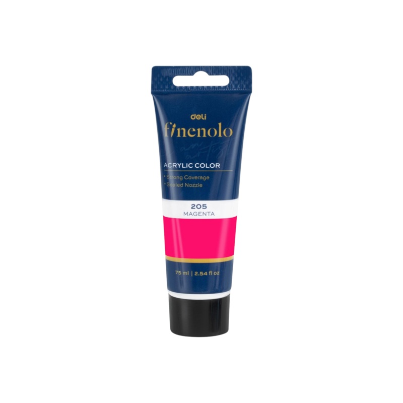 Deli Finenolo Acrylic Paint 75ml Magneta