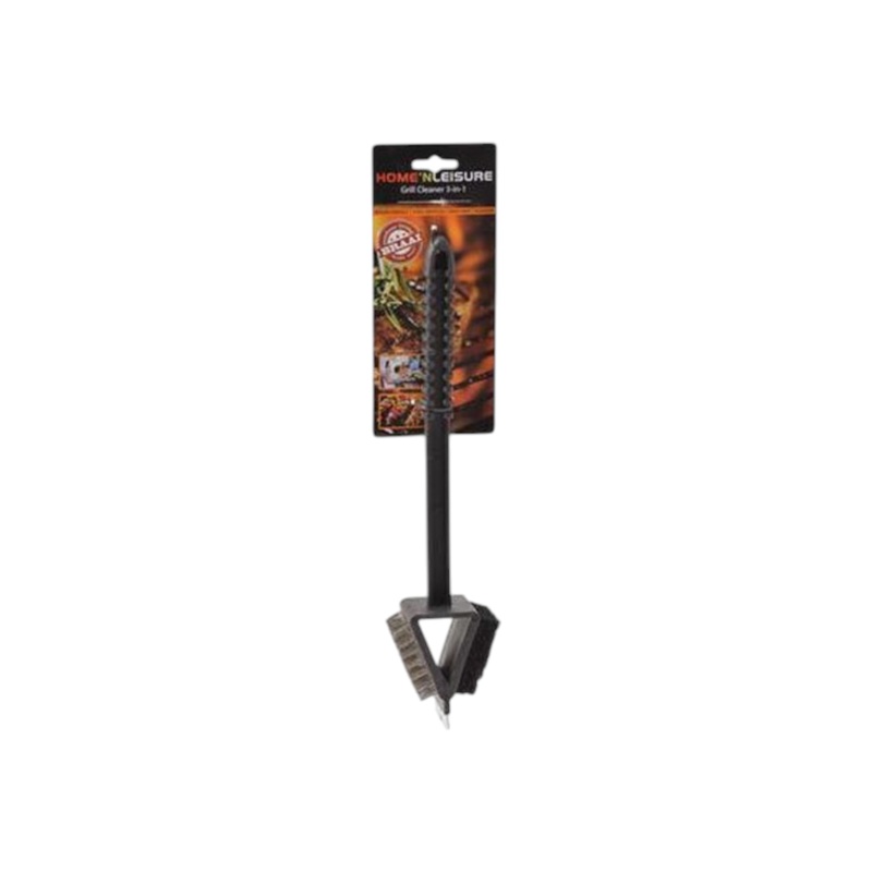Home n Leisure BBQ Grill Cleaner 37cm 3-in-1