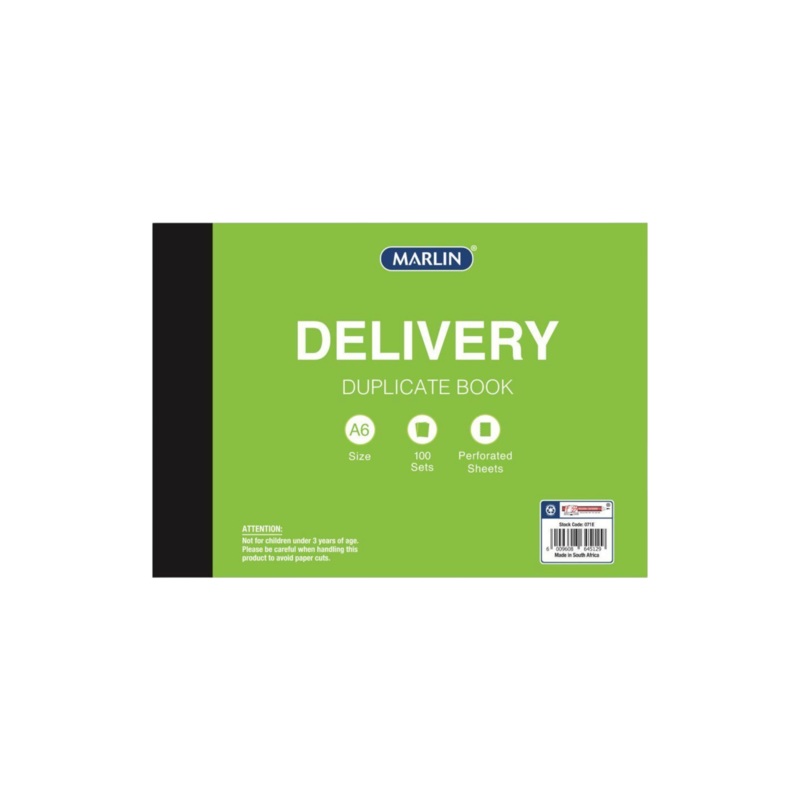 Marlin Duplicate Book A6