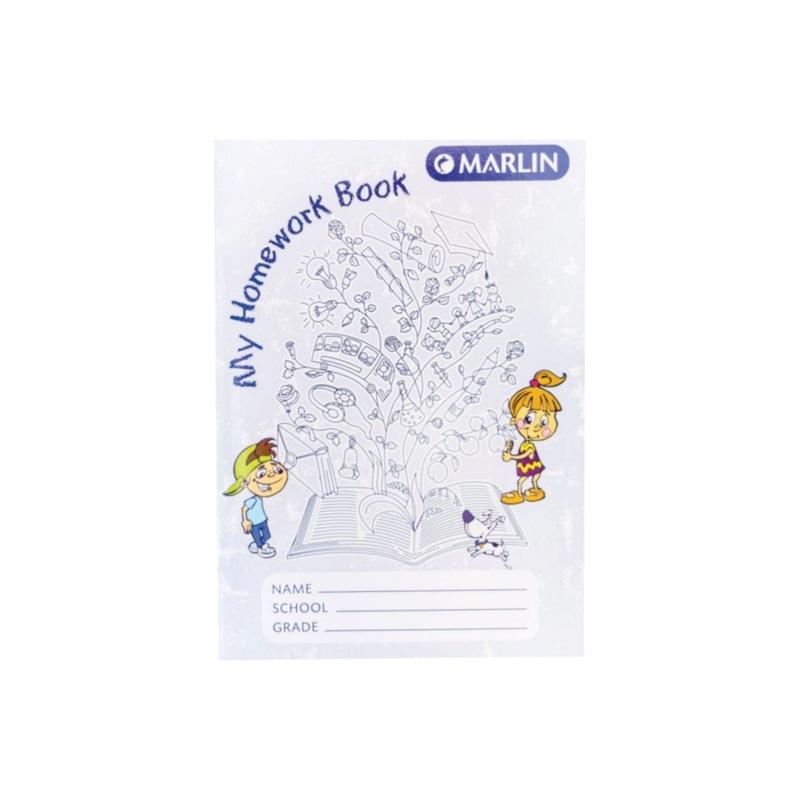 Marlin My Homework Book A4