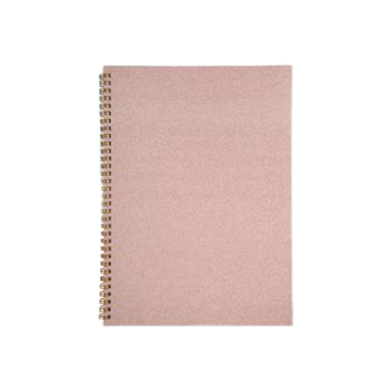 Novelty A4 Glitter Spiral Notebook 80page