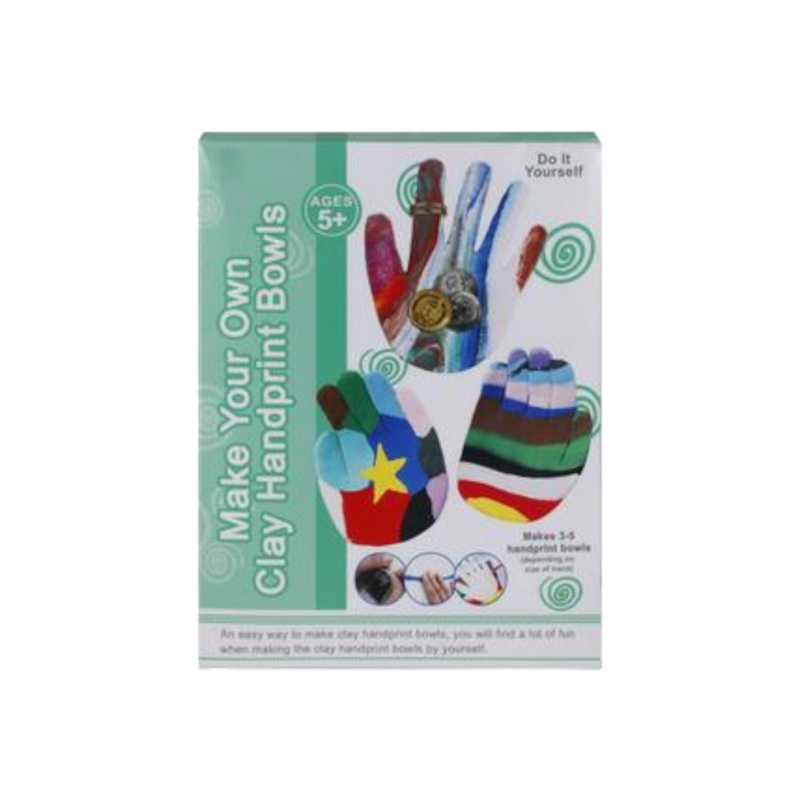 Artcraft DIY Clay Handprint Bowls
