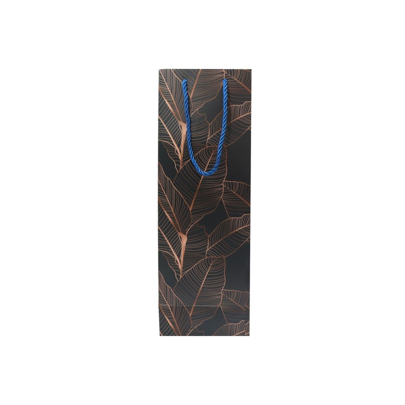 Decorative Festive Gift Paper Bottle Bags 12x35x9cm