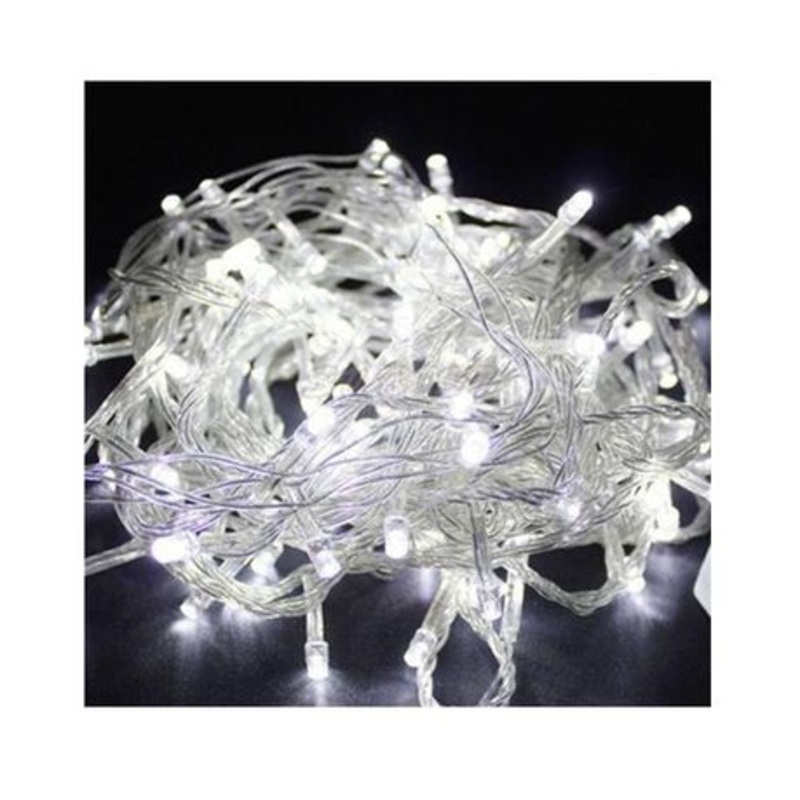 LED String Decorative Lights White Battery 20-Lights 3m