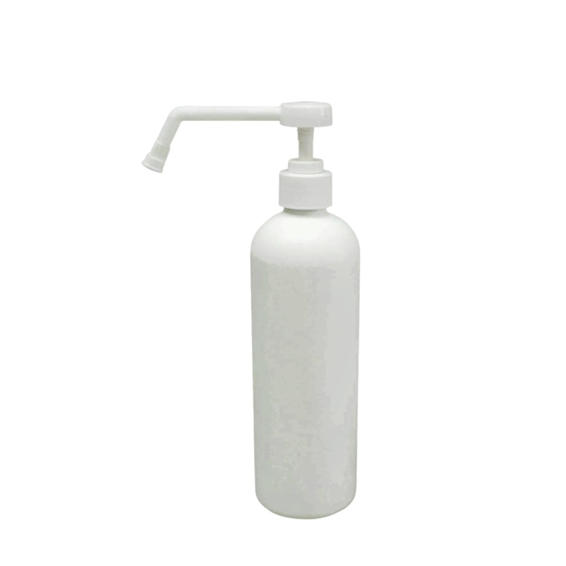 500ml HDPE Boston Bottle with Long Nose Pump Lid