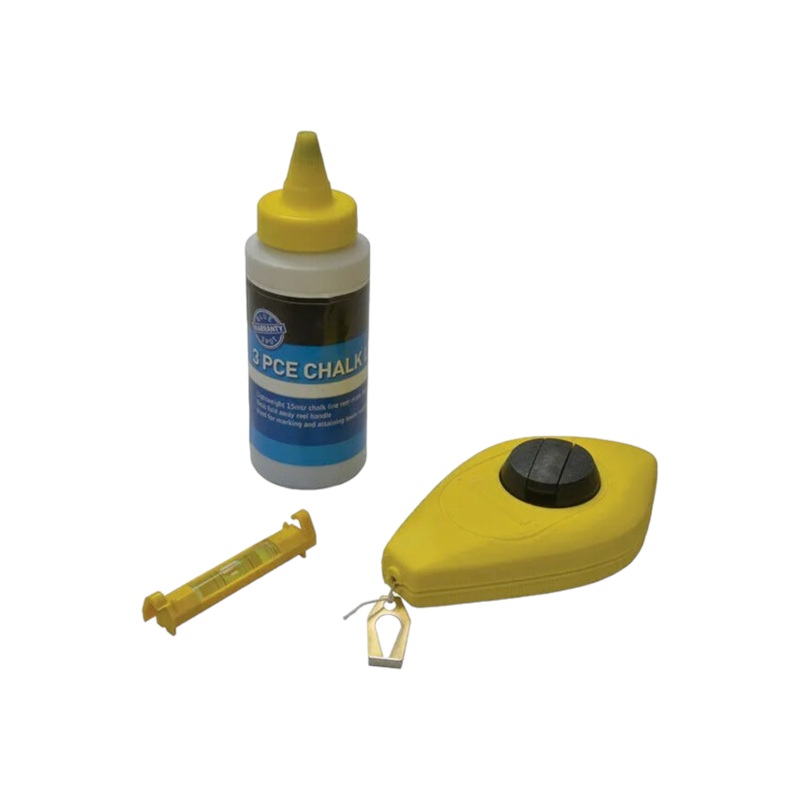 Chalk Line Reel 3 Piece Set