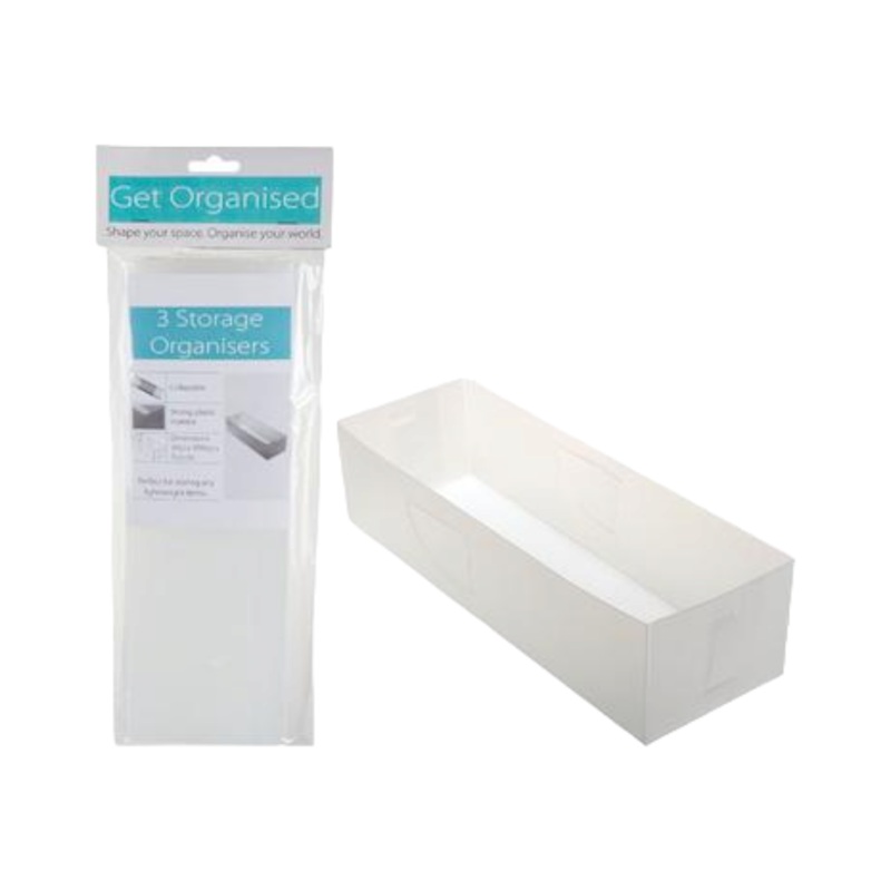 Storage Organiser Bag 30x10x7cm 3pack