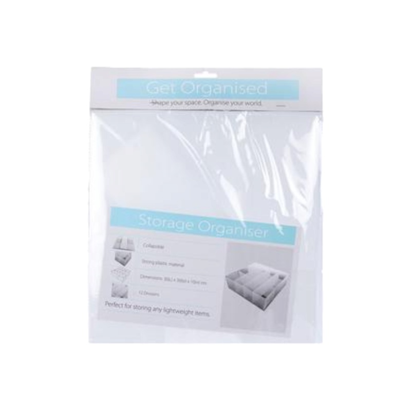 Storage Organiser Bag 30x30x10cm Collapsible