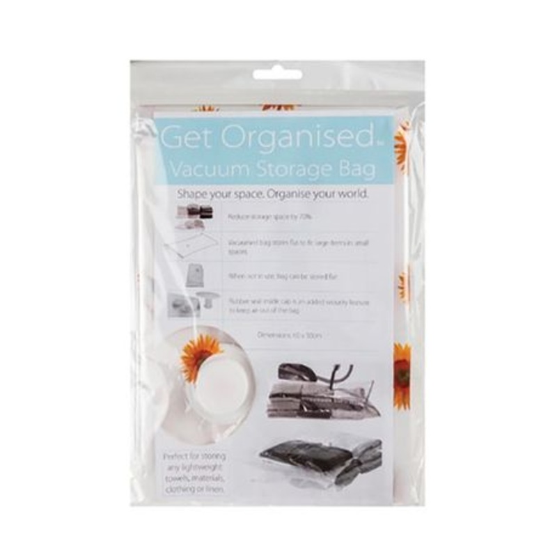 Travel Vacuum Compression Seal Storage Bag 80x130cm