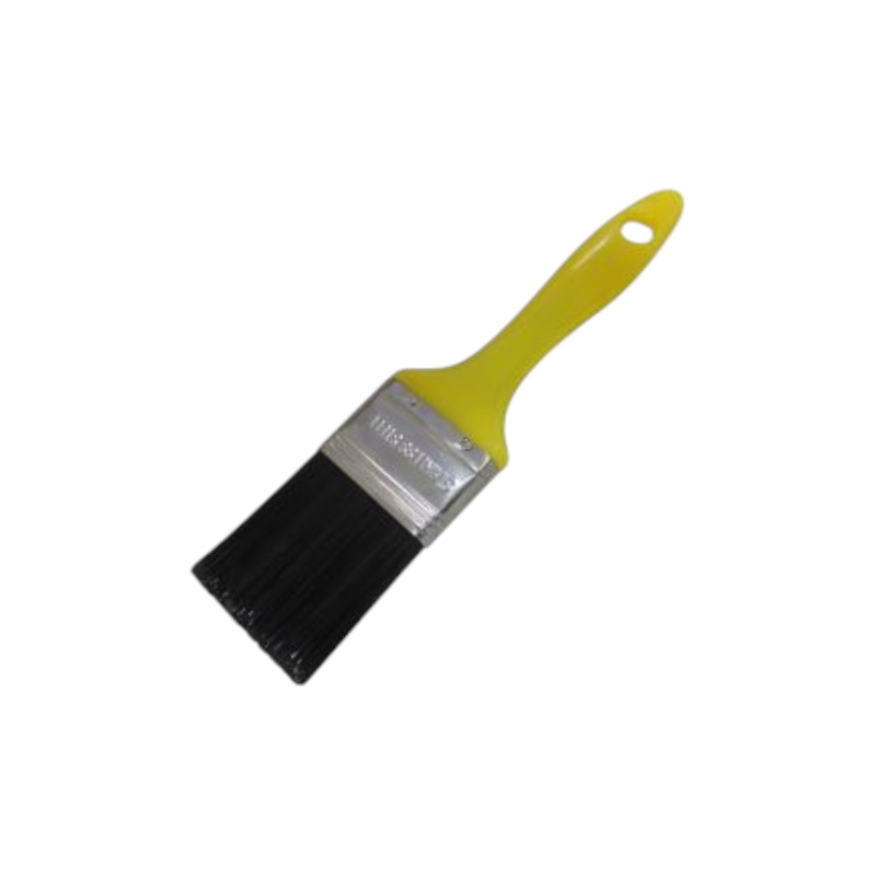 Paint Brush 38mm Yellow Plastic Handle