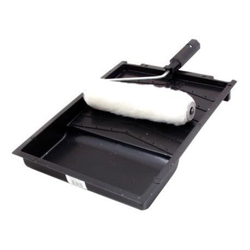 Paint Roller with Tray Metal Handle