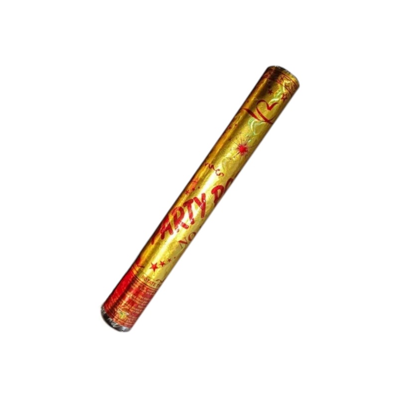 Party Popper 30cm Metallic Shinny Gold