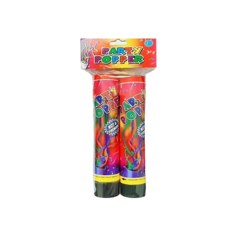 Party Poppers 20cm 2pack