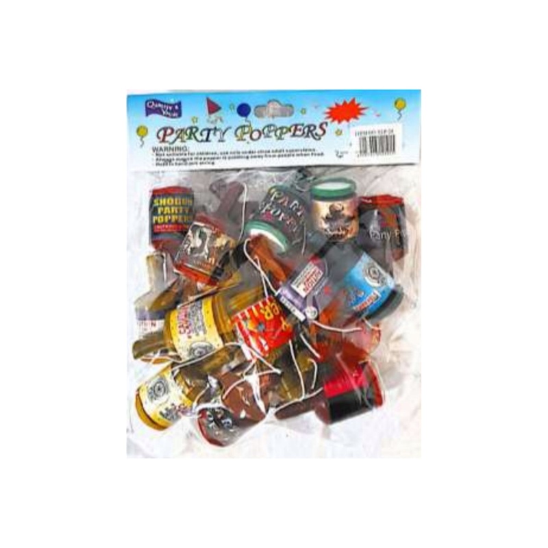 Party Poppers 20pack