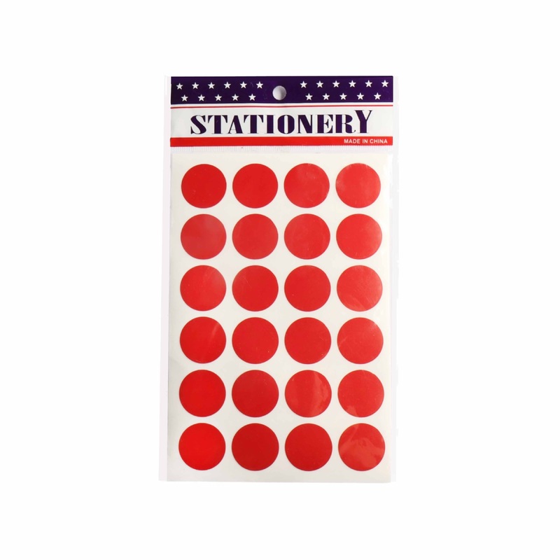 Sticker Round Dot 24pc