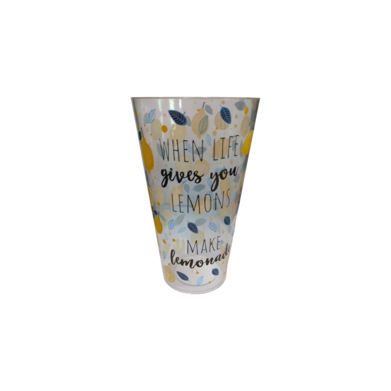 Tuffex Plastic Fresh Cup 600ml Patterned