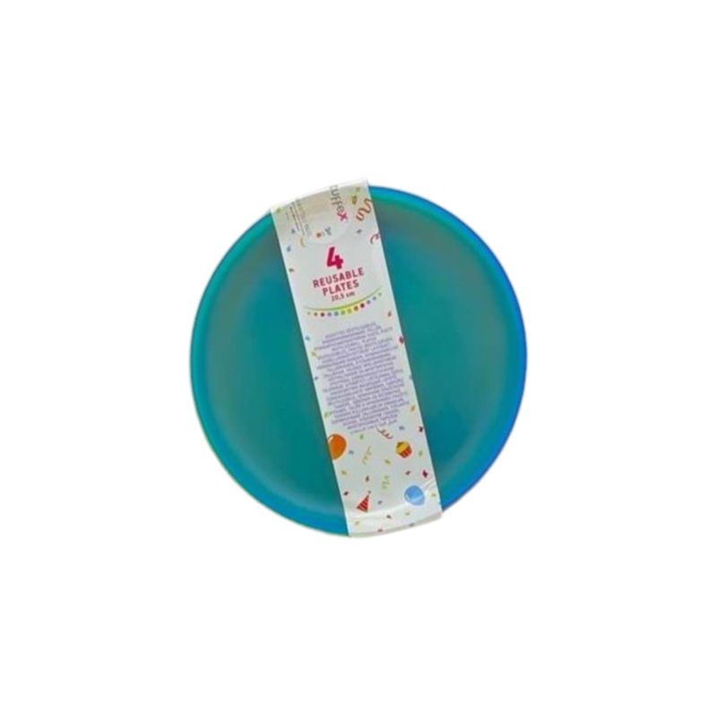 Tuffex Plastic Plate 4pc Set TP690